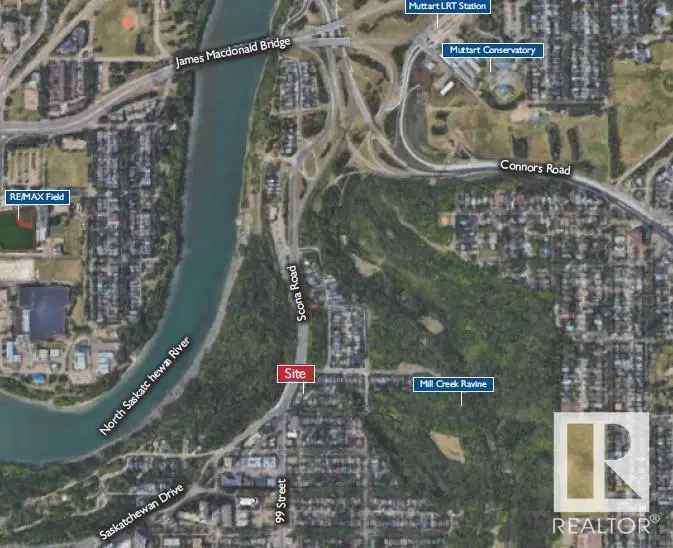 Edmonton Redevelopment Opportunity 8 Lots 34000 sq ft River Views