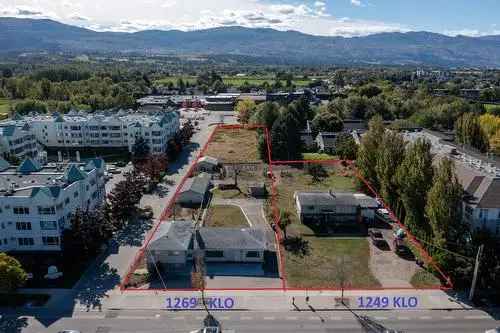 Kelowna Commercial Redevelopment Opportunity Near Okanagan College