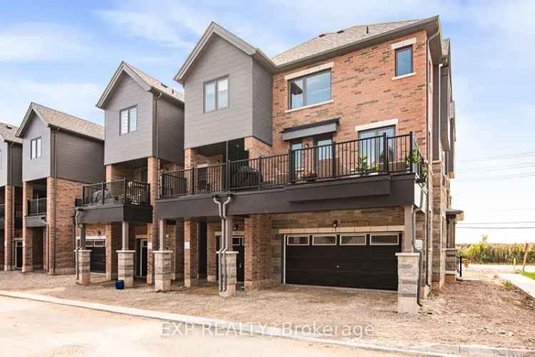 Buy Freehold Townhouse in Oakville with Pond Views and Modern Elegance