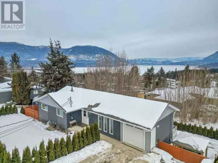 5 Bed Home with Lake Views and Suite Near Okanagan College