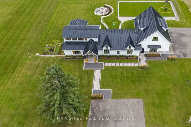 Country Estate: 10 Acres, Custom Bungalow, Stunning Views