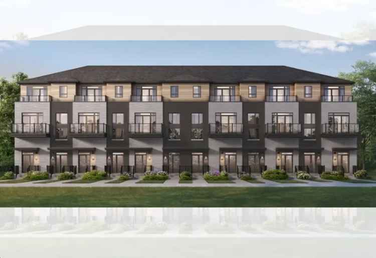 Buy Condo Townhome in Whitby with Private Balconies and Garden Views