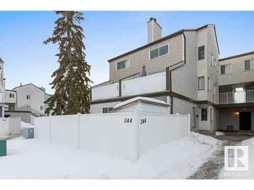 Townhouse For Sale In Dunluce, Edmonton, Alberta