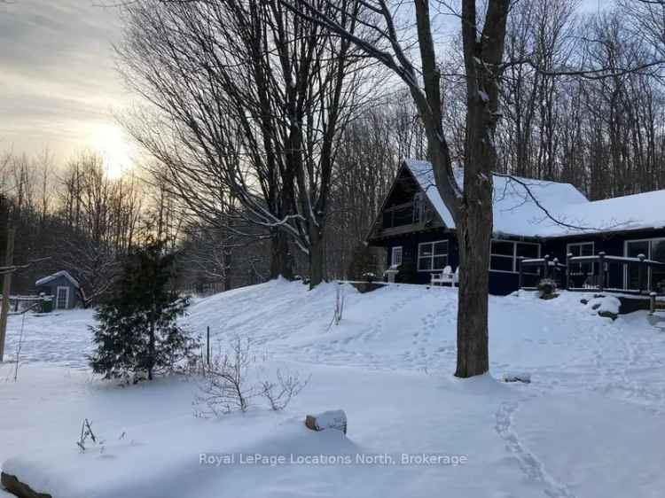 12-Acre A-Frame Home with Maple Syrup Potential and Modern Upgrades