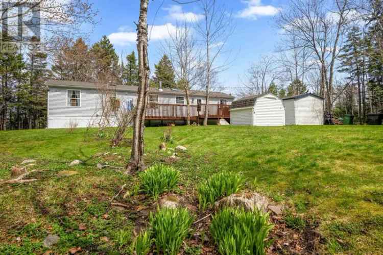 1.1 Acre Lot Mobile Home Starter Home with Deck and Shed