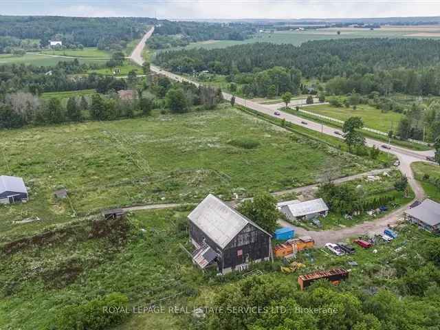 25-Acre Farm Property in Minesing 3 Bedroom Home