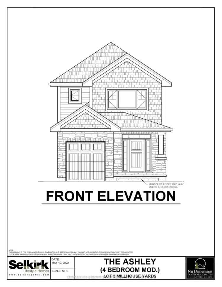 Ashley IV Plan 4 Bed 25 Bath Home New Tarion Warranty