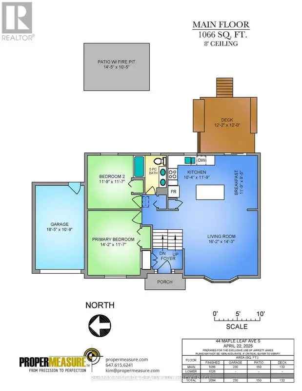 Updated 2+2 Bedroom Raised Bungalow Near Beach in Ridgeway