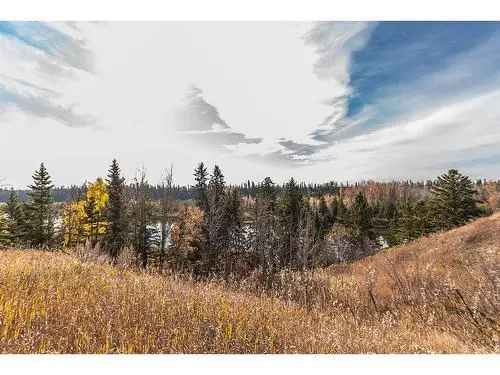 99 Acres Riverfront Property in Red Deer County