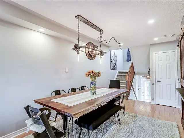 3 1 Bedroom Freehold Townhouse with Updated Kitchen and Backyard Oasis