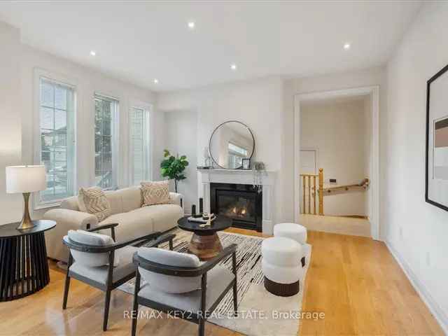 Elegant 3200 Sq Ft End-Unit Home with Rooftop Terrace and Finished Garage