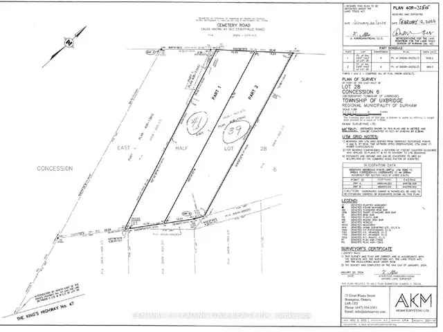 Land For Sale in Uxbridge, Ontario