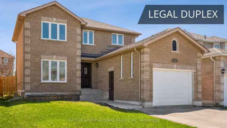Legal Duplex in South Barrie Turnkey Investment Opportunity