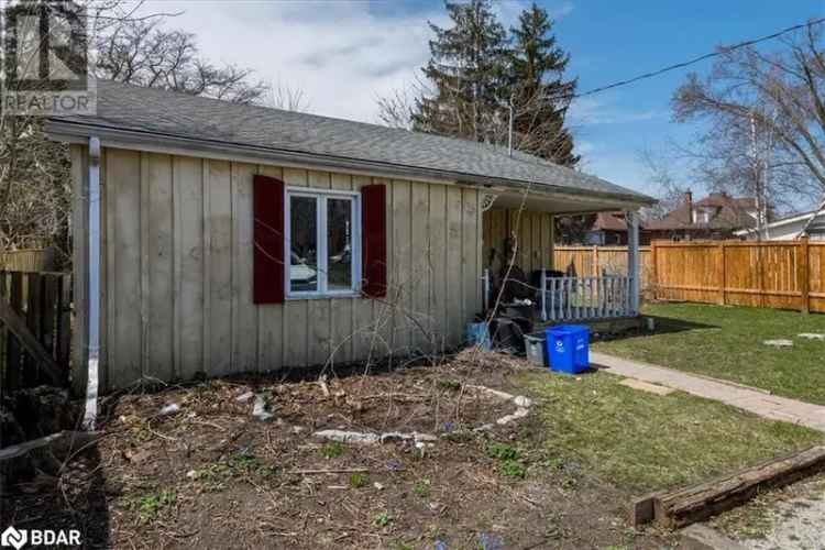 Barrie Downtown Bungalow 2 Bedroom Redevelopment Potential