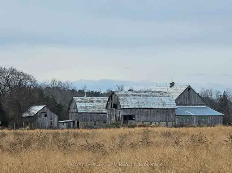 116 Acre Farmstead with 4 Barns and Farmhouse