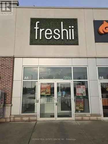 Freshii Franchise For Sale Near Pearson Airport Mississauga