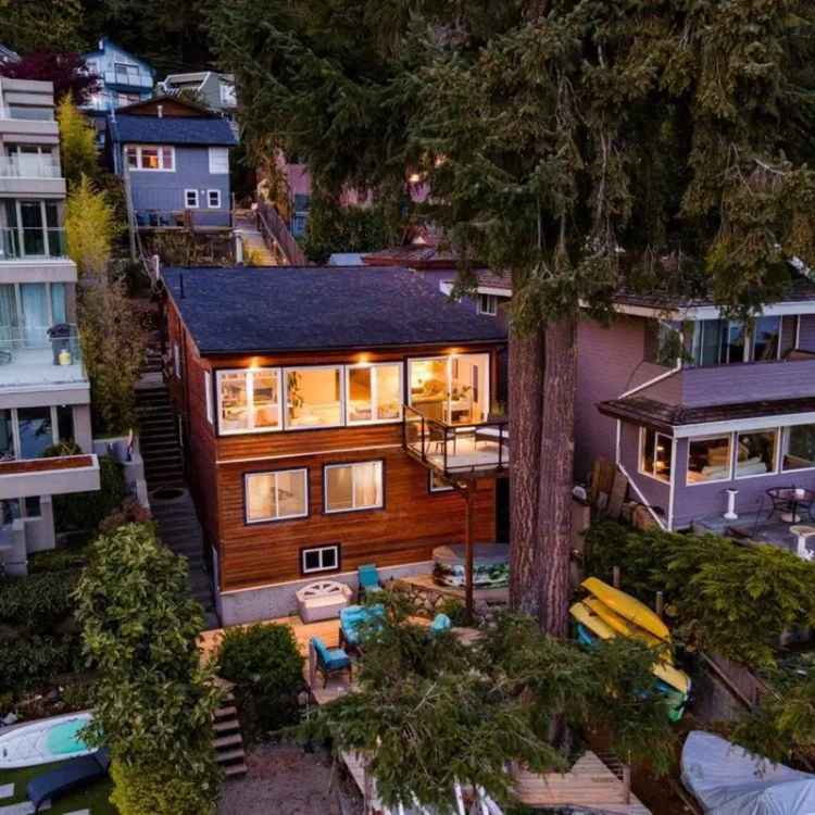 Deep Cove Waterfront Home with Private Dock and Guest Cottage