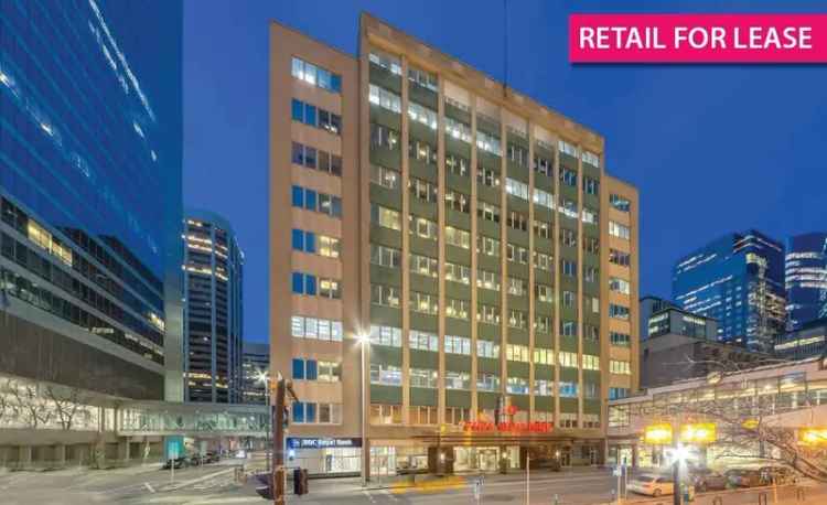 Buy Commercial Property in Downtown Calgary with Main Floor Retail Space