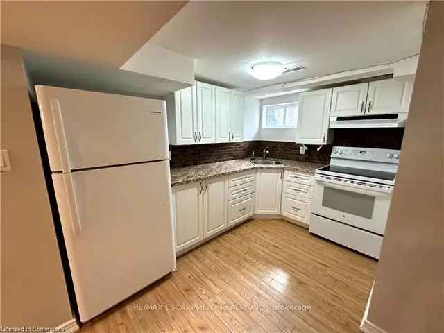 One Bedroom Basement Apartment Hamilton Mountain