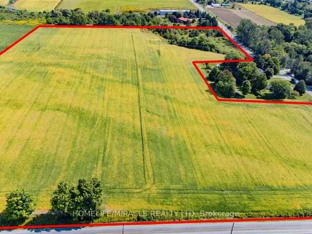 26.24 Acre Land Oshawa Clarington Border - Ideal for Home or Investment