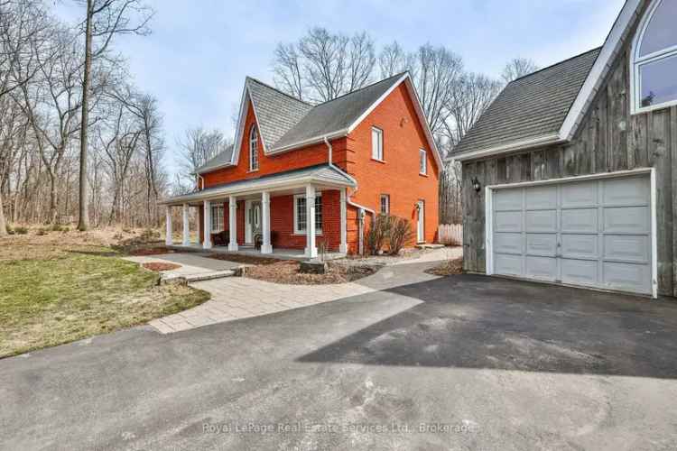 Gothic Farmhouse on 29.1 Acres near Dundas