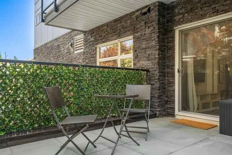 Rent modern condo in Station One with outdoor space and stylish features