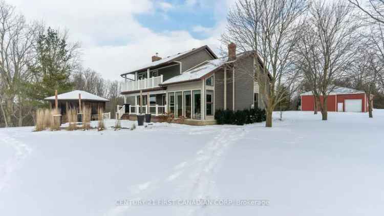 Buy Stunning Modern Home with Barn in Watford Ontario on 4.75 Acres