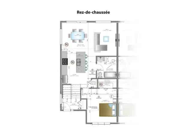 Modern Semi Detached Home For Sale Estrie 1666 sq ft