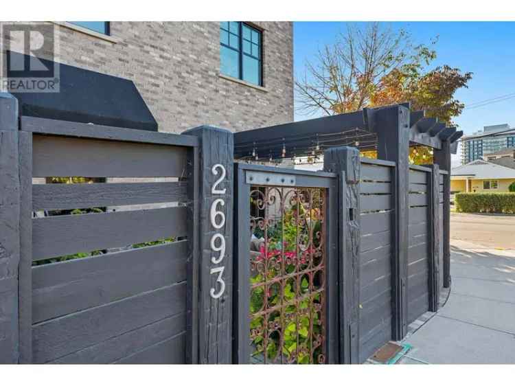 Luxury Brownstone in South Pandosy Kelowna