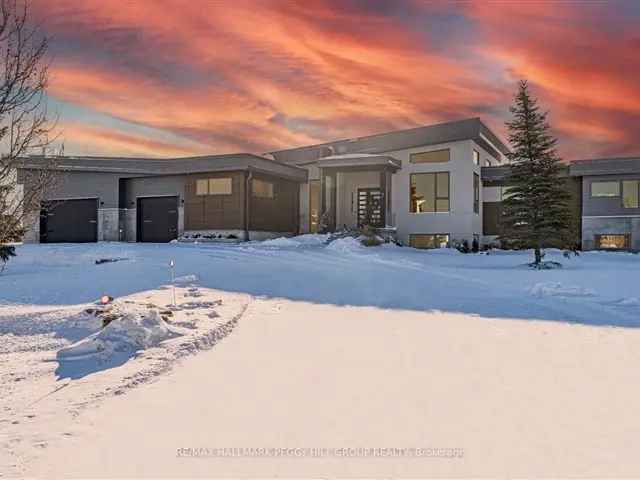 Modern 6000 Sqft Custom Bungalow with Home Gym Sauna Hot Tub and Theatre Room