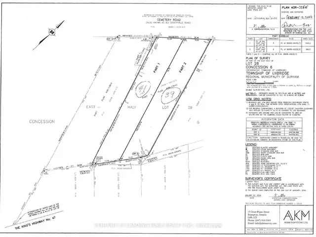 Land For Sale in Uxbridge, Ontario