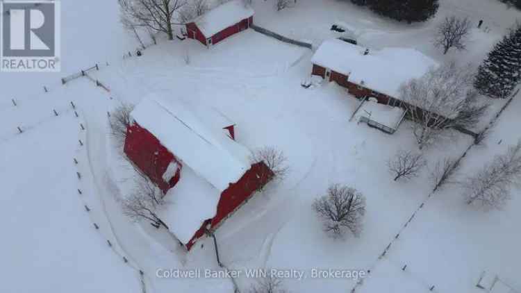 6-Acre Horse Farm with Bungalow Near Mount Forest