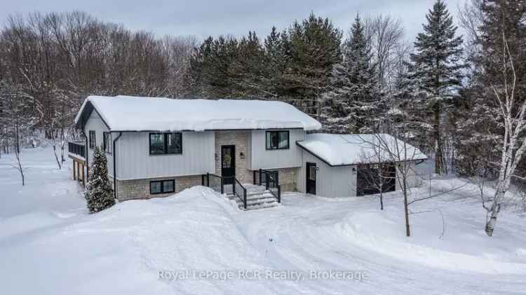 Renovated Bungalow on 87 Acres Near Owen Sound