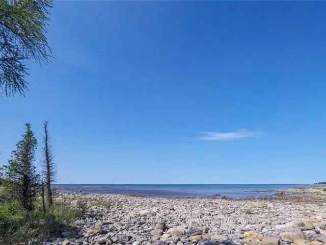 Bruce Peninsula Waterfront Lot: 12 Acres, 500+ Feet of Lake Huron Shoreline