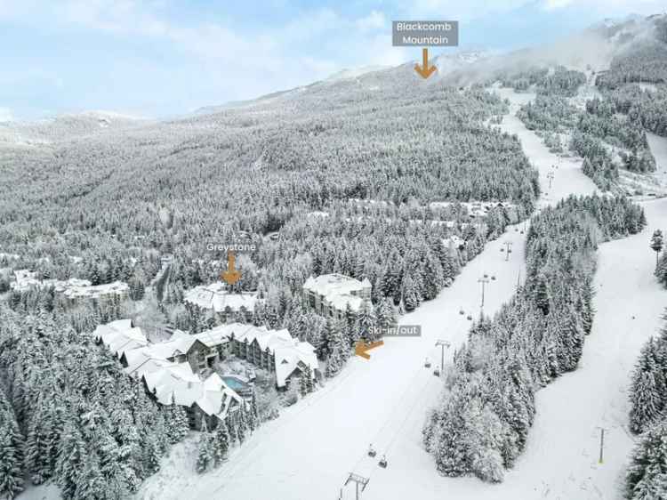 Buy Apartment Condo in Benchlands Whistler with Ski-in Ski-out Features