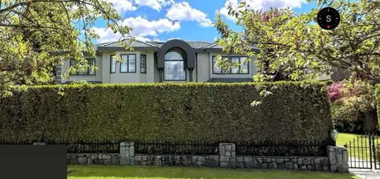 Shaughnessy House for Sale: 8677 sq ft Family Home