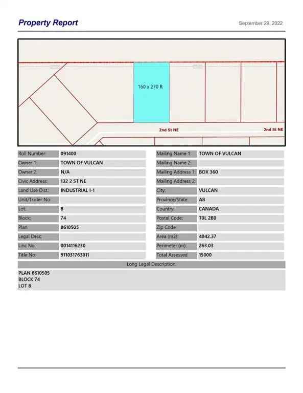 Land For Sale in Redcliff, Alberta