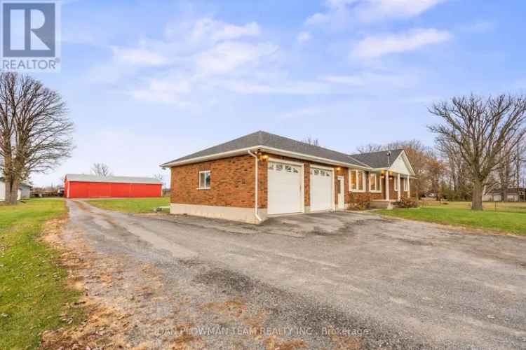 1.7 Acre Ranch Bungalow 3 Bed 2 Bath Double Garage Detached Shop