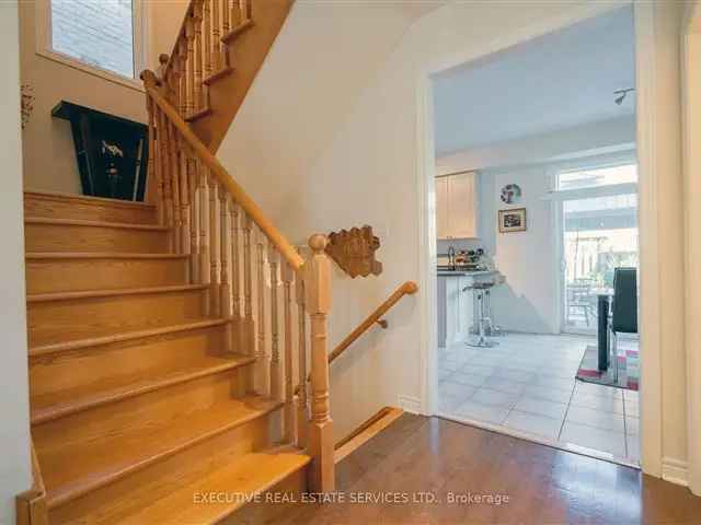 3 Bedroom Freehold Townhouse with 4 Washrooms and Finished Basement