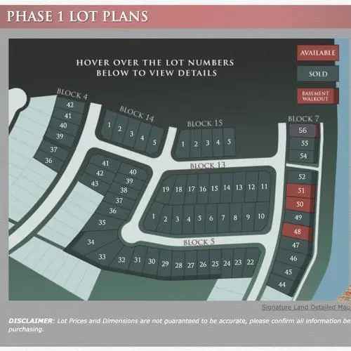 Vacant Land For Sale in Signature Falls Grande Prairie