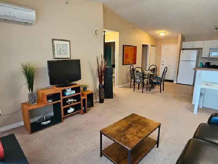 Short term, fully furnished one-bedroom condo in South Edmonton