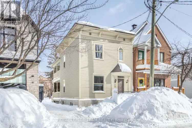 Spacious Lindenlea Family Home with Updated Kitchen and Private Balcony