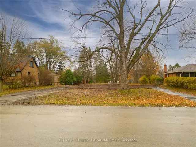 Land For Sale in London, Ontario