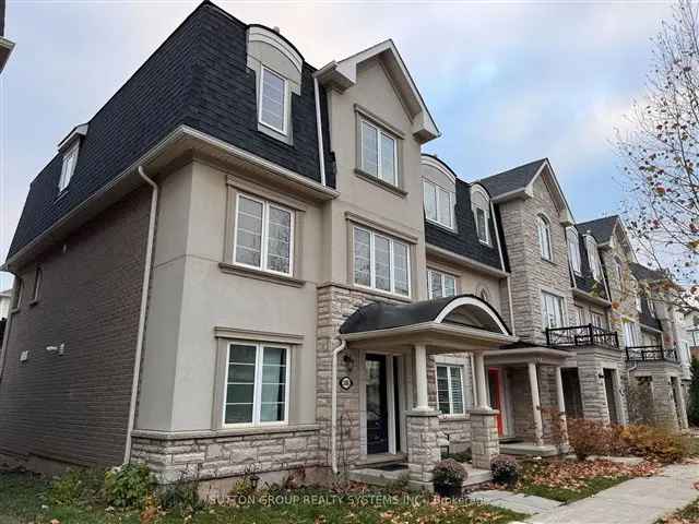 Executive Mattamy Freehold Townhouse in Prestigious Preserve Neighbourhood