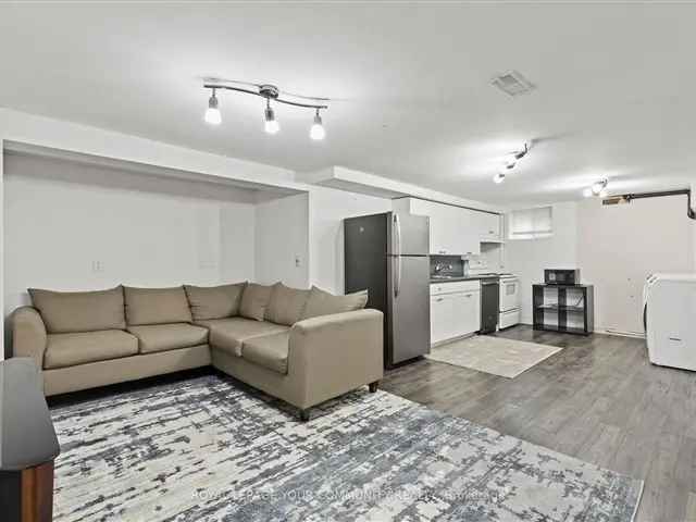 Cozy 3 Bedroom Basement Apartment with 2 Parking Spaces