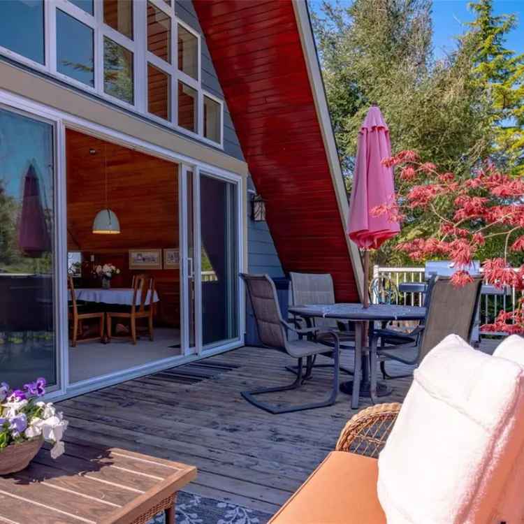 Ocean View Home in Nanoose Bay with Workshop Garage and RV Parking