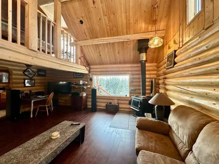 Affordable Log Home with Boat/RV Storage - Nimpo Lake, BC