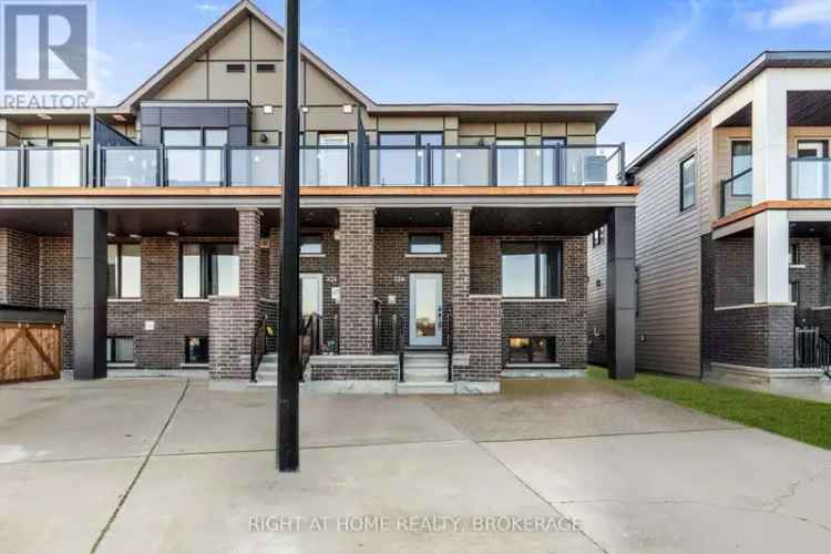 Modern End Unit Townhouse with Balcony and Finished Basement