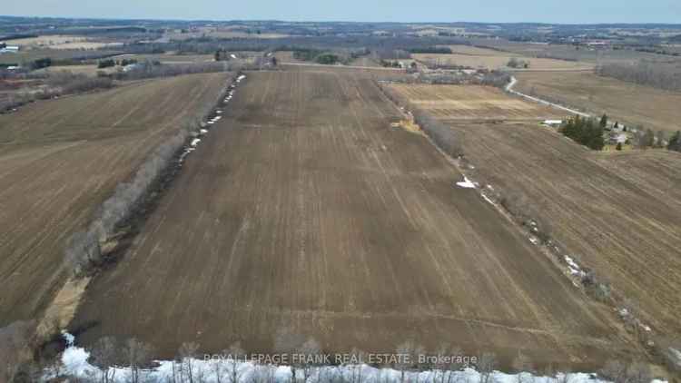 155 Acre Working Farm with Bungalow Near 407