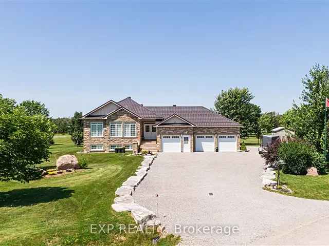 Executive Raised Bungalow Lake Views Triple Car Garage